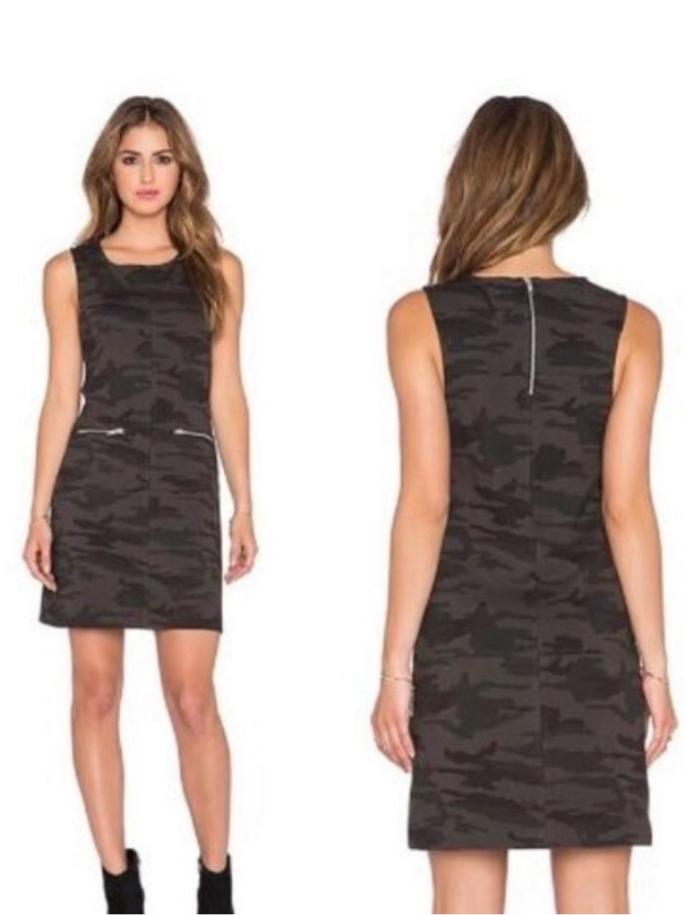 NWT Women’s Sanctuary Sleeveless Camo Shift Dress - Size L